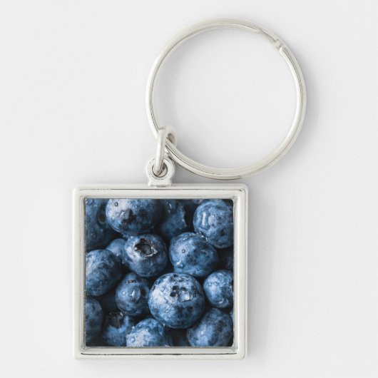 Blaubeeren Früchte Schlüsselanhänger (Vorne)
