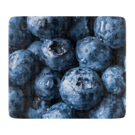 Blaubeeren Früchte Schneidebrett (Vorderseite)