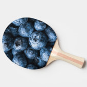 Blaubeeren Früchte Tischtennis Schläger (Seitenansicht)