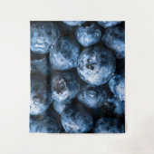 Blaubeeren Früchte Wandteppich (Vorderseite)