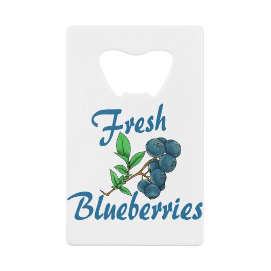 Blaubeeren Geldbeutel Flaschenöffner (Vorderseite)
