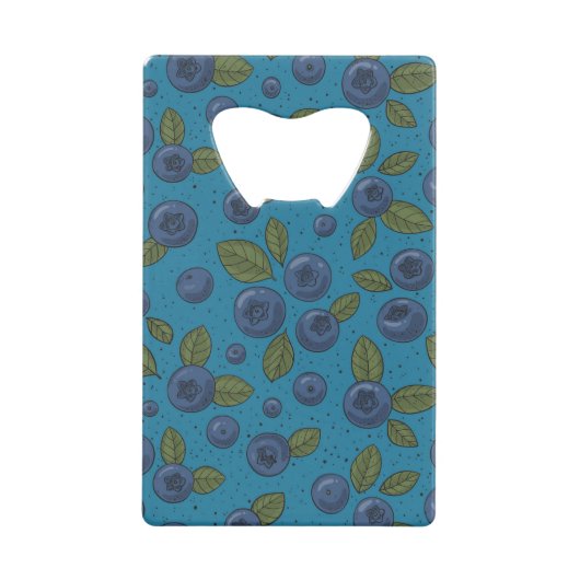 Blaubeeren Geldbeutel Flaschenöffner (Vorderseite)
