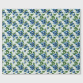 Blaubeeren Geschenkpapier (Flach)