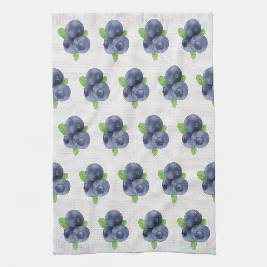 Blaubeeren Geschirrtuch (Vertikal)
