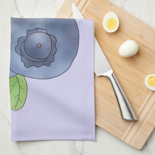 Blaubeeren Geschirrtuch (Viertel Falte)