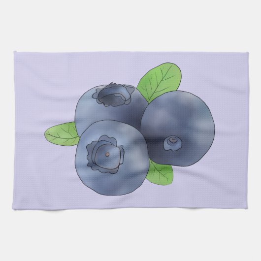 Blaubeeren Geschirrtuch (Horizontal)