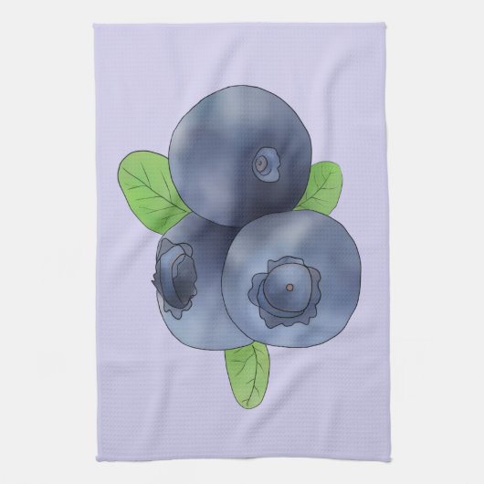 Blaubeeren Geschirrtuch (Vertikal)
