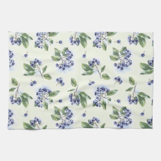 Blaubeeren Geschirrtuch (Horizontal)