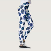 Blaubeeren: illustrierte Wasserfarbe. Leggings (Rechts)