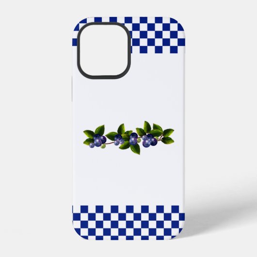 Blaubeeren iPhone Hülle (Rückseite)