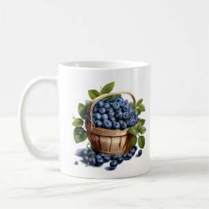 Blaubeeren Kaffeetasse
