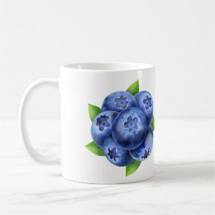 Blaubeeren Kaffeetasse