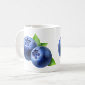 Blaubeeren Kaffeetasse (Vorderseite Links)