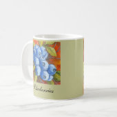 Blaubeeren Kaffeetasse (Vorderseite Links)