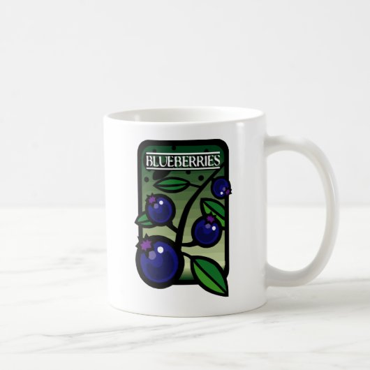 Blaubeeren Kaffeetasse (Rechts)