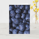 Blaubeeren! Karte (Gelbe Blume)