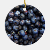 Blaubeeren Keramik Ornament (Vorne)