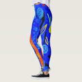 Blaubeeren Kirschen Leggings (Links)