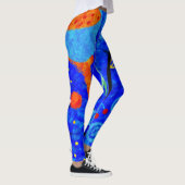 Blaubeeren Kirschen Leggings (Rechts)
