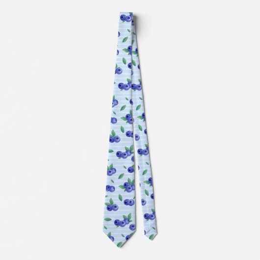 Blaubeeren Krawatte (Vorderseite)