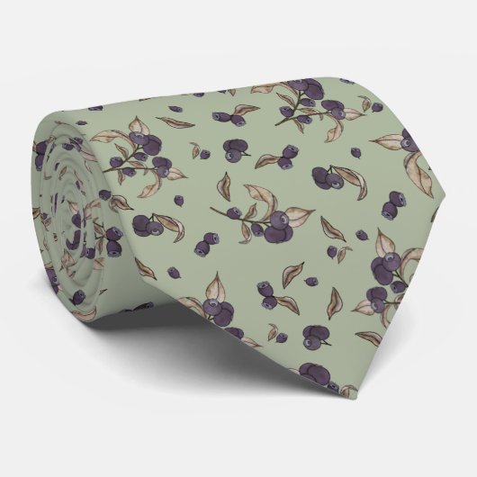 Blaubeeren Krawatte (Gerollt)