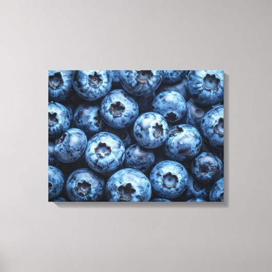 Blaubeeren Leinwanddruck (Vorderseite)