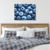 Blaubeeren Leinwanddruck (Insitu (Schlafzimmer))