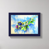 Blaubeeren Leinwanddruck (Vorderseite)