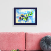 Blaubeeren Leinwanddruck (Insitu (Wohnzimmer))