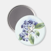 Blaubeeren Magnet (Vorderseite/Rückseite)