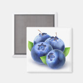 Blaubeeren Magnet (Vorderseite/Rückseite)