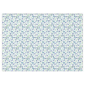 Blaubeeren mit Muster für grüne Blätter Tischdecke (Vorderseite (Horizontal))