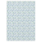 Blaubeeren mit Muster für grüne Blätter Tischdecke (Vorderseite)