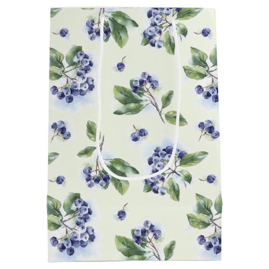 Blaubeeren Mittlere Geschenktüte (Rückseite)