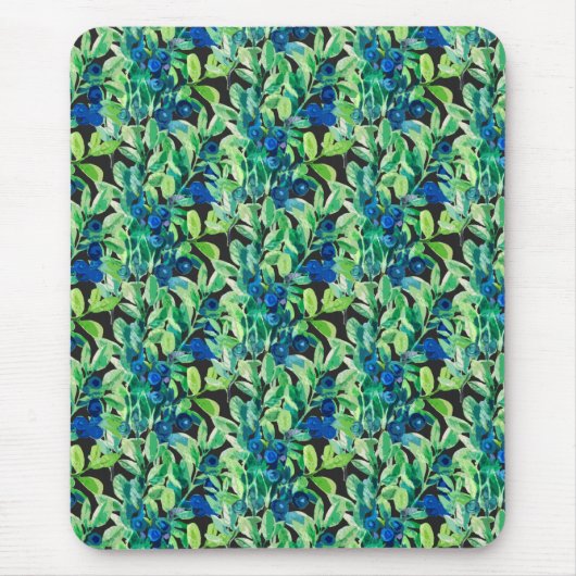 Blaubeeren Mousepad (Vorne)