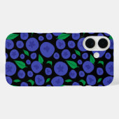 Blaubeeren Nahtloses Muster Case-Mate iPhone Hülle (Rückseite (Horizontal))