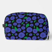 Blaubeeren Nahtloses Muster Waschbeutel (Vorderseite)