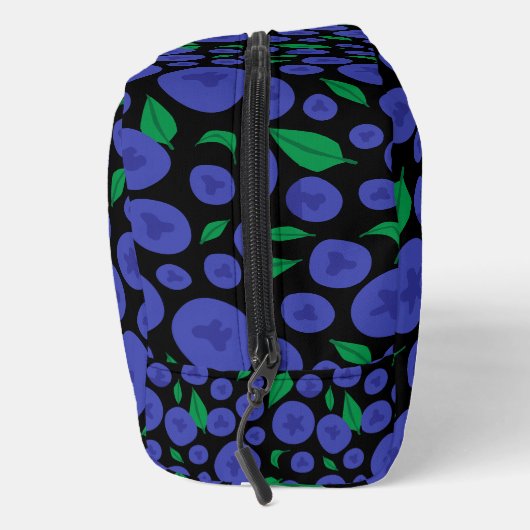 Blaubeeren Nahtloses Muster Waschbeutel (Rechts)