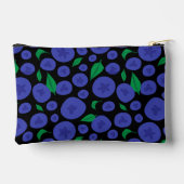 Blaubeeren Nahtloses Muster Zubehörtasche (Rückseite)