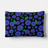 Blaubeeren Nahtloses Muster Zubehörtasche (Vorderseite)