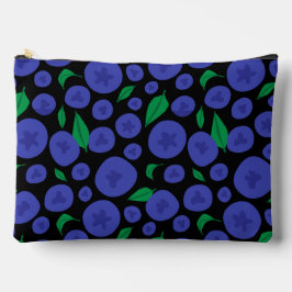 Blaubeeren Nahtloses Muster Zubehörtasche