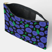 Blaubeeren Nahtloses Muster Zubehörtasche (Offen)