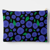 Blaubeeren Nahtloses Muster Zubehörtasche (Rückseite)