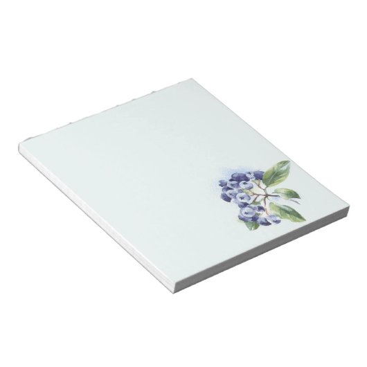 Blaubeeren Notizblock (angewinkelt)