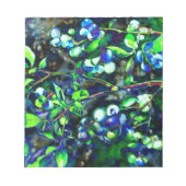 Blaubeeren Notizblock (Vorderseite)