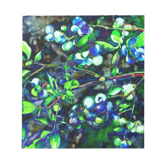 Blaubeeren Notizblock (Vorderseite)