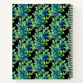 Blaubeeren Notizblock (Rückseite)