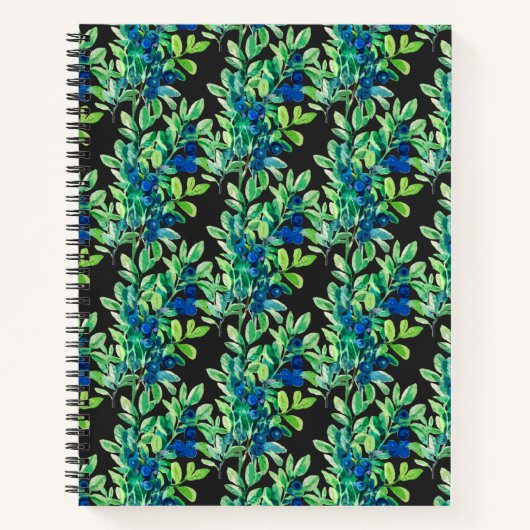 Blaubeeren Notizblock (Vorderseite)