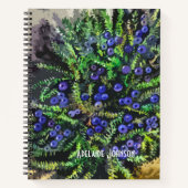 Blaubeeren Notizblock (Vorderseite)