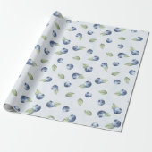 Blaubeeren Obst Geburtstag Geschenkpapier (Ungerollt)